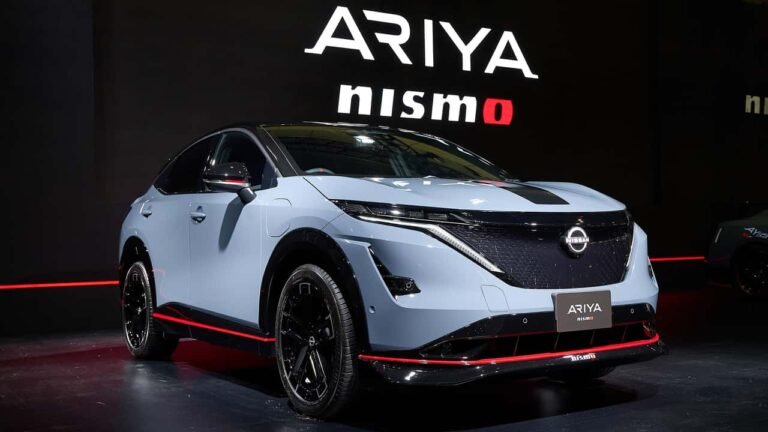 Descubra o Nissan Ariya NISMO 2024, o primeiro SUV elétrico de alto desempenho da marca japonesa. Com potência inspirada na Fórmula E
