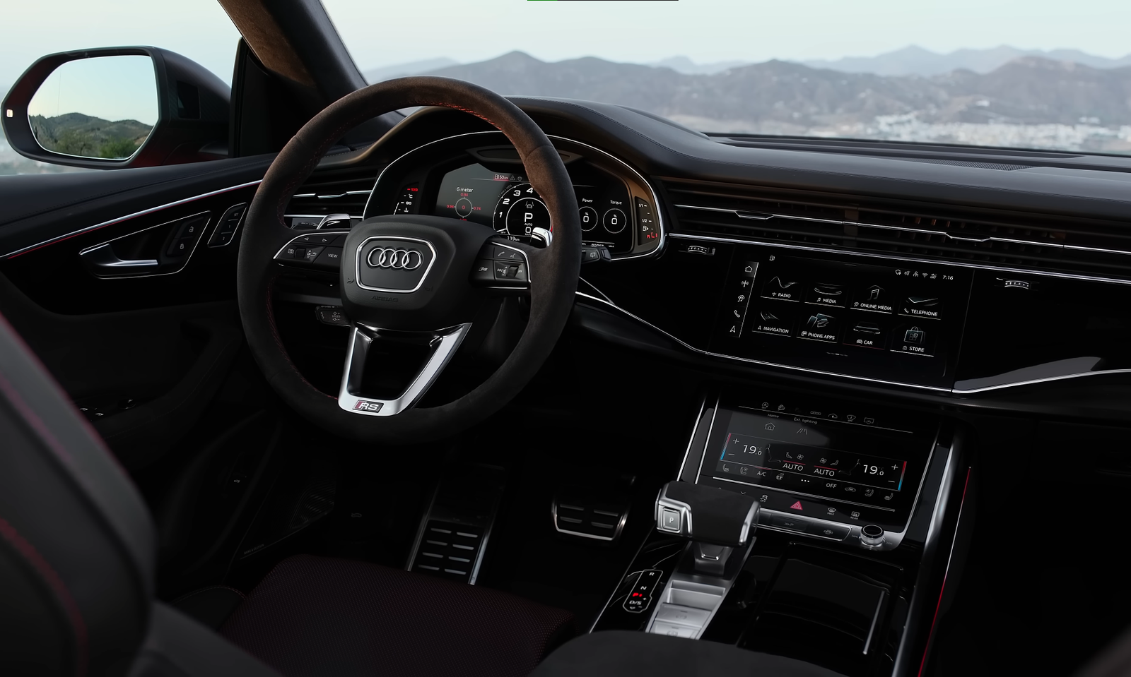 audi rsq8 2025 interior