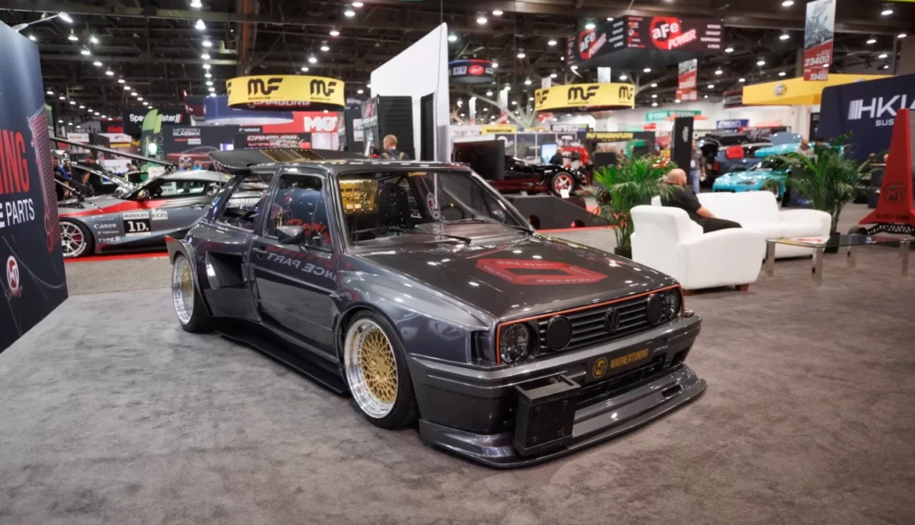 Golf MK2 com motor TT VR6 central