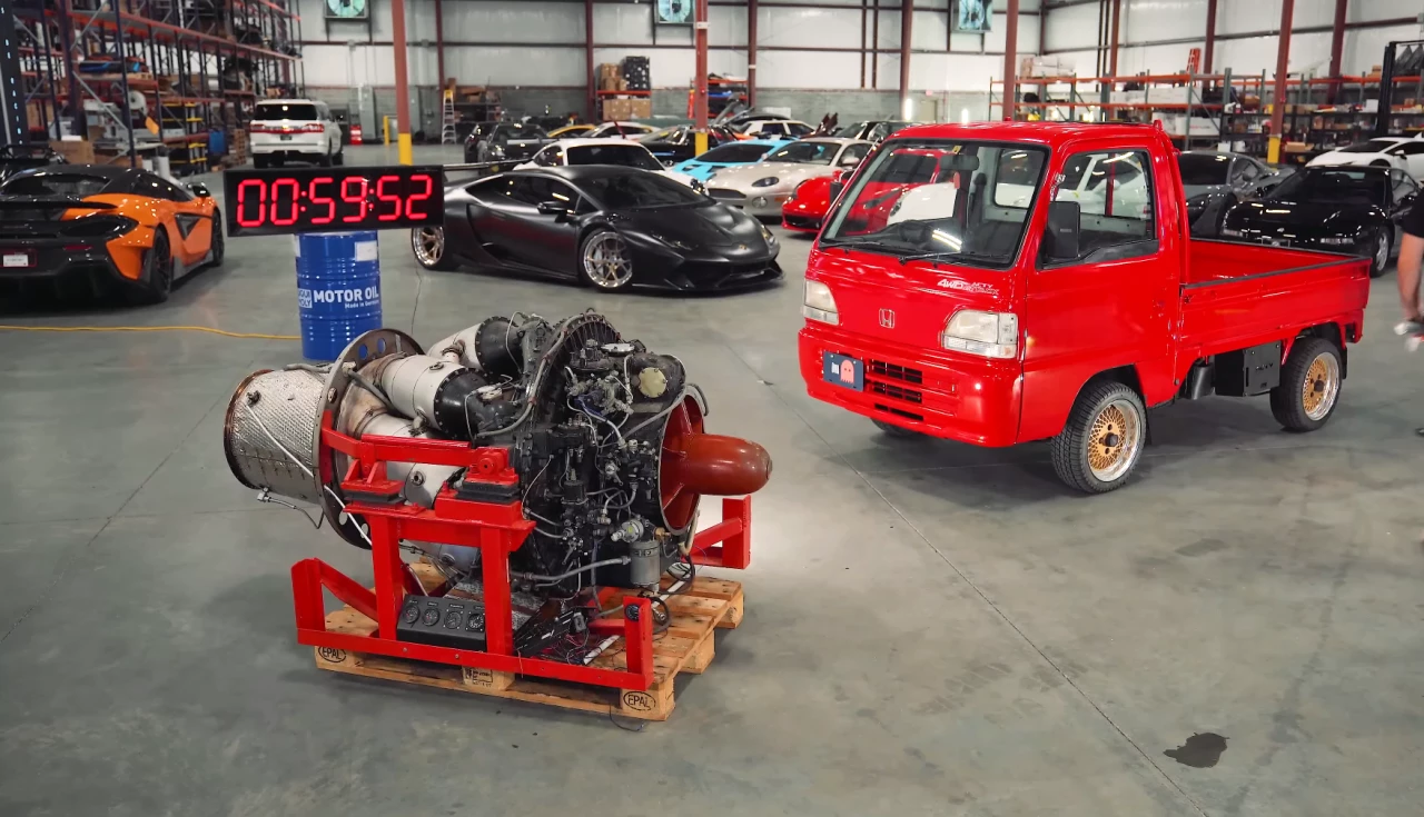 instalando-um-motor-de-ca--a-a-jato-em-uma-mini-caminhonete