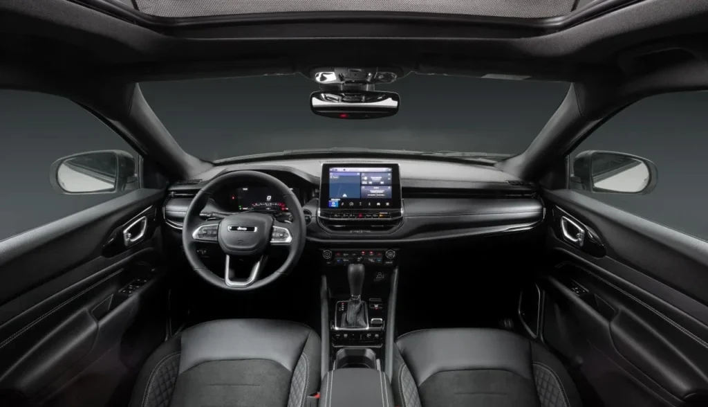 jeep compass 2026 imagens interior painel