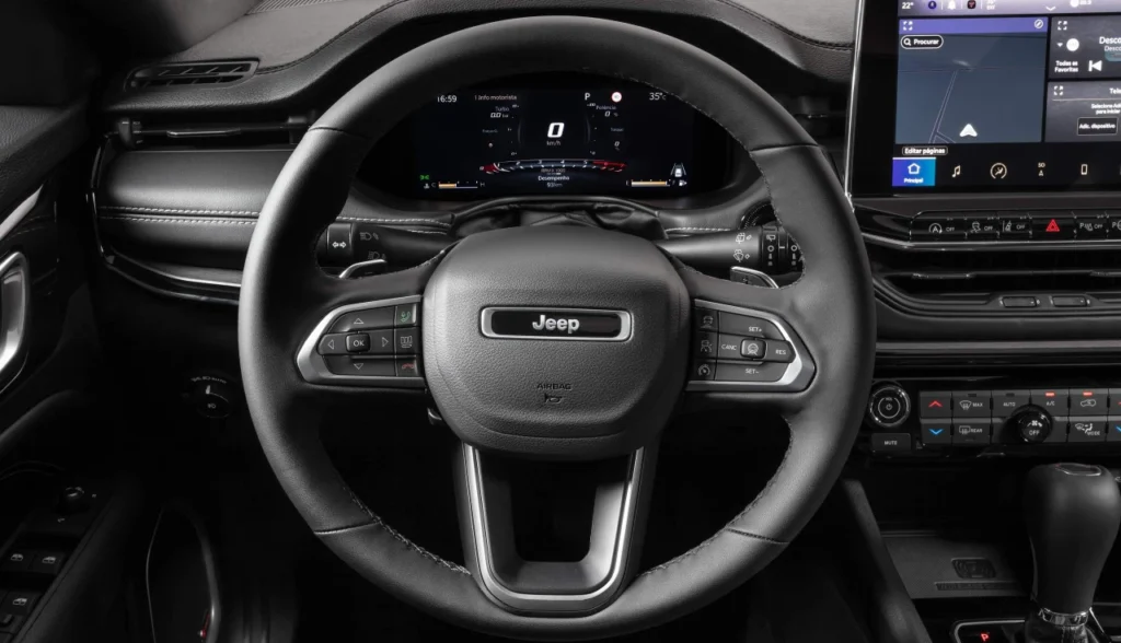 jeep compass 2026 imagens interior painel volante