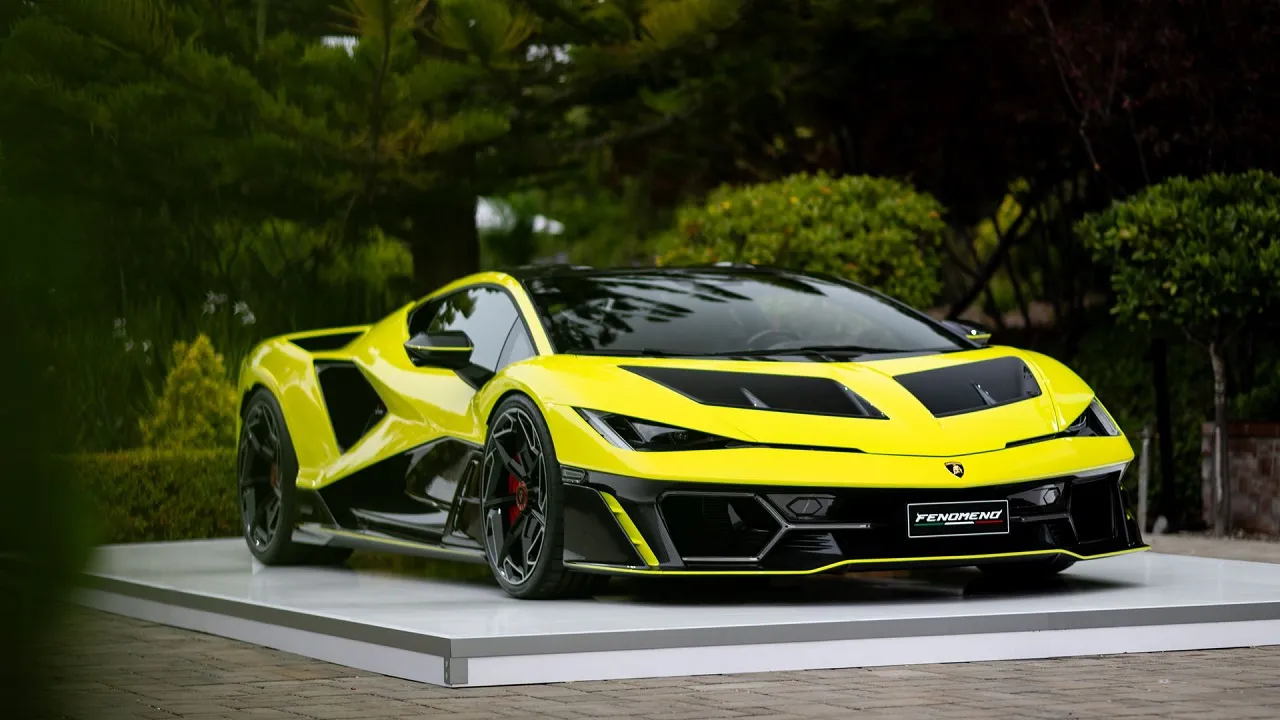 todos os modelos de produção lançados pela Lamborghini