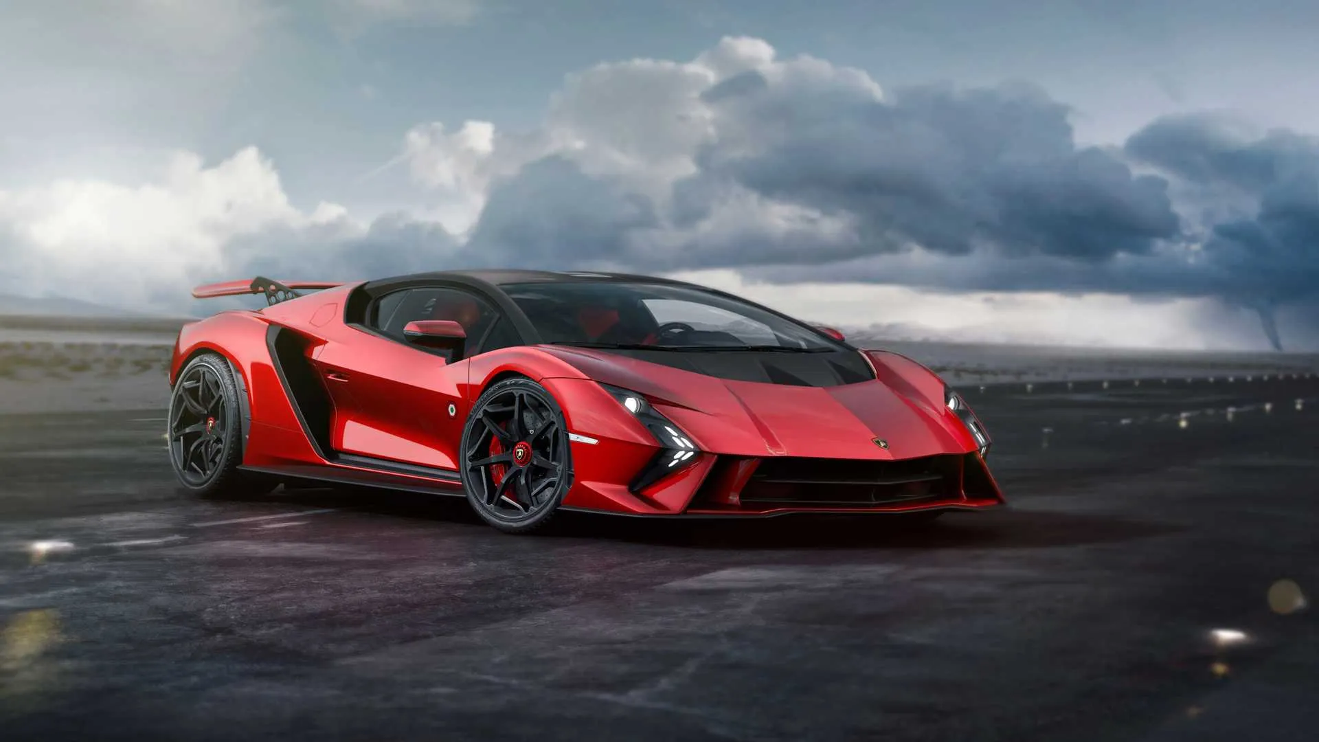 todos os modelos de produção lançados pela Lamborghini