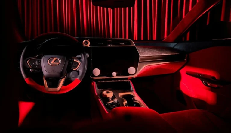 Lexus RZ Blue in Green Edition