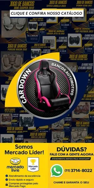 venda de bancos automotivos de couro e tecido